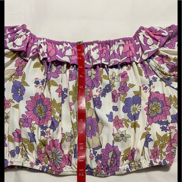 Spell Buttercup Crop Top in Meadow Sz M Gently Used Condition - Picture 5 of 10